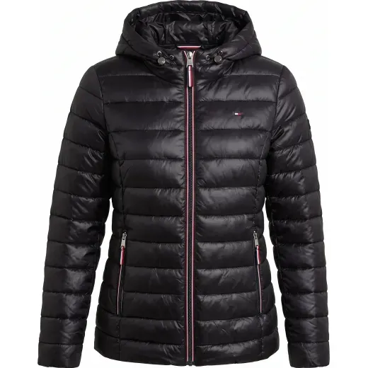 Chaqueta acolchada negra Tommy Hilfiger
